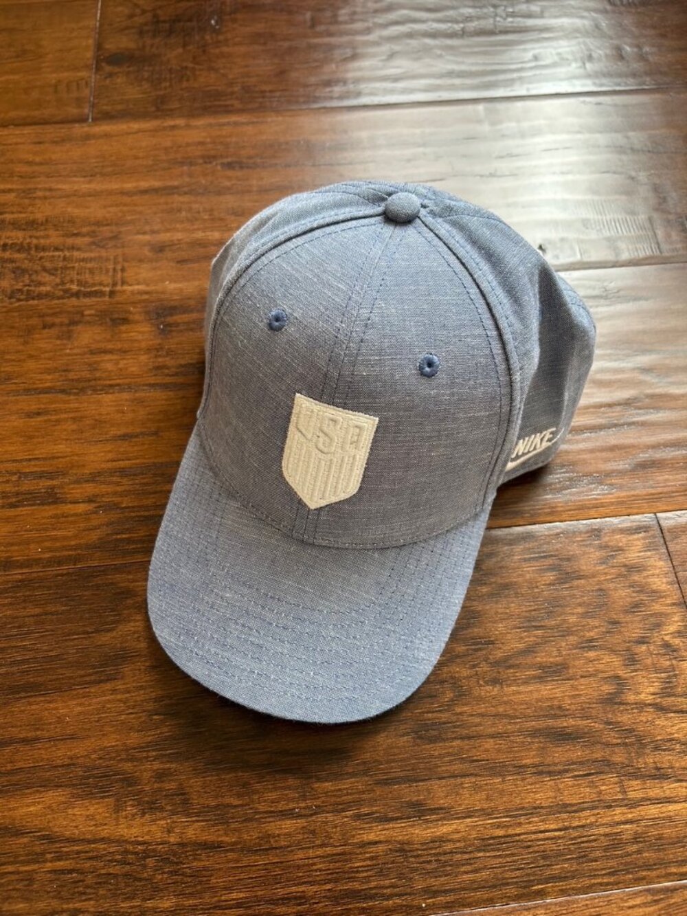 Nike USA Legacy91 hat cap blue adjustable sizing soccer